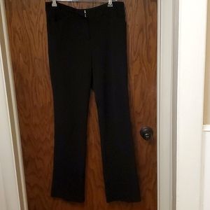 Maurices black dress trousers with front pockets size 2